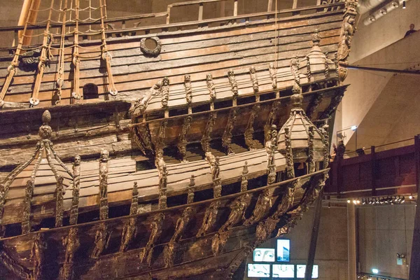 스톡홀름 스웨덴 2018 View Vasas Hull Vasa Museum Stockholm 2018 — 스톡 사진