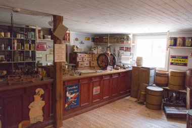 İsveç, Trosa - Haziran 07 2019: Şehir müzesinin iç görünümü, Garvaregarden içinde Haziran 07 2019, Trosa, İsveç.