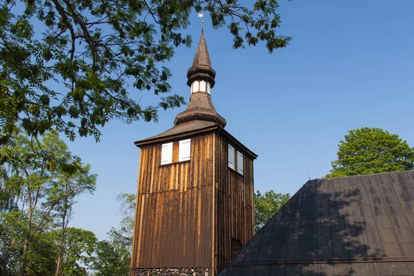 Suécia Trosa Junho 2019 Vista Exterior Campanário Igreja Trosa Junho — Fotografia de Stock