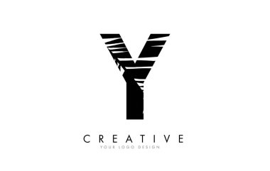 Siyah Yaprak X harfi logo tasarımı, palmiye yaprağı ayrıntılı vektör çizimi.