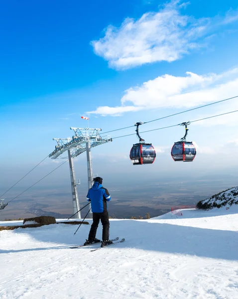 Male skier Stock Picture