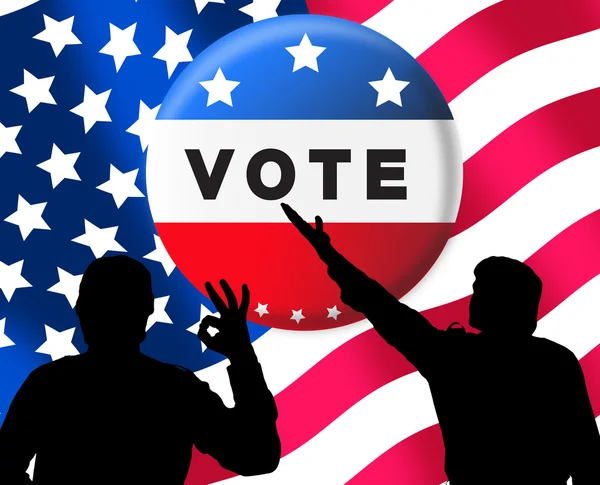 American presidential elections banner — Stock Photo, Image