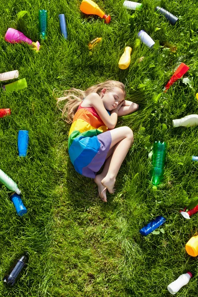 The illusion of safety - dreaming of a colorful future — Stock Photo, Image