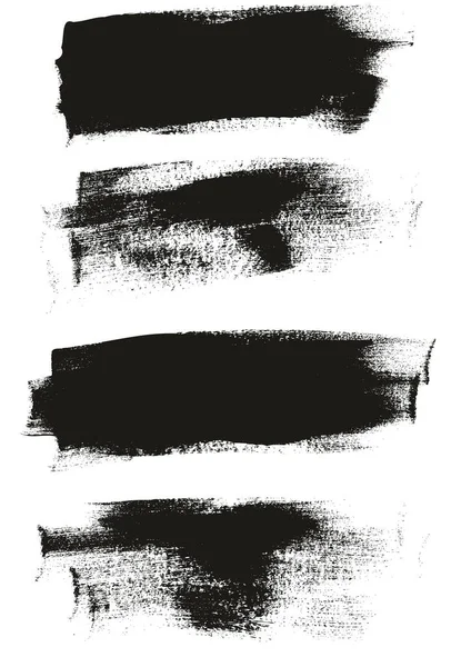 Calligraphie Peinture Fond Large Brosse Long Haute Détail Abstrait Vecteur — Image vectorielle