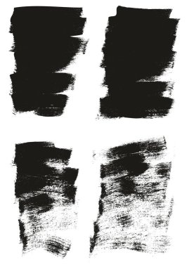 Kaligrafi Boyası Geniş Fırça Arkaplan Kısa Yüksek Detay Soyut Vektör Arkaplanı 13