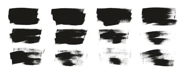Каліграфія Фарба Широкий Пензель Фон Короткі Високі Деталі Абстрактний Векторний — стоковий вектор
