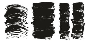 Düz Boya Fırçası İnce Eğri & Uzun & Kısa Arkaplan Yüksek Ayrıntılı Özet Vektör Arkaplanı 