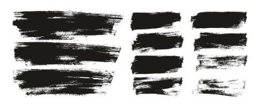 Düz Boya Fırçası İnce Uzun & Kısa Arkaplan Karışık Yüksek Detay Özet Vektör Arkaplan Ayarları 