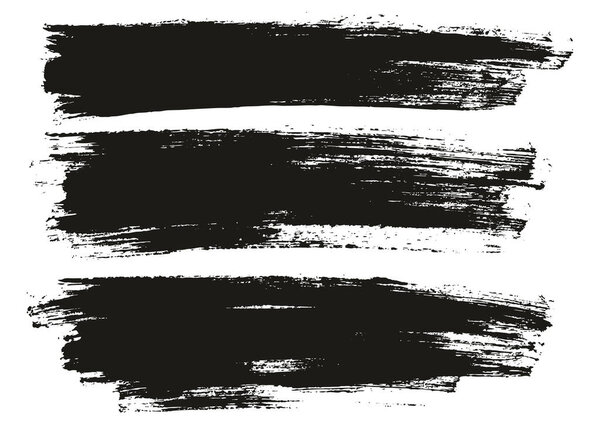 Flat Paint Brush Thin Full Background High Detail Abstract Vector Background Set 