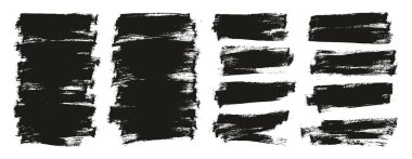 Düz Boya Fırçası İnce Arkaplan Karışık Yüksek Detay Özet Vektör Arkaplanı 