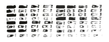 Düz Boya Fırçası İnce Çizgiler Yüksek Detay Soyut Vektör Arkaplanı Ayarları 