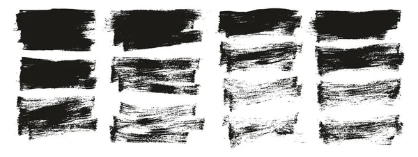 Flache Farbe Pinsel Dünn Kurz Mix Hintergrund High Detail Abstrakt — Stockvektor