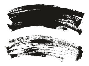 Düz Boya Fırçası İnce Eğri Arkaplan Yüksek Detay Soyut Vektör Arkaplanı Ayarları 