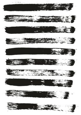 Düz Boya Fırçası İnce Çizgiler Yüksek Detay Soyut Vektör Arkaplanı Ayarları 