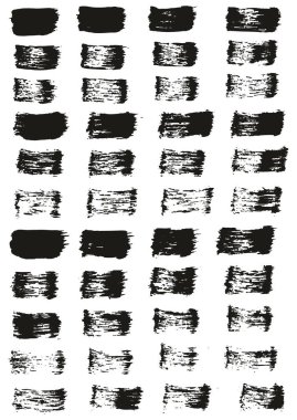 Düz Boya Fırçası İnce Çizgiler Yüksek Detay Soyut Vektör Arkaplanı Ayarları 