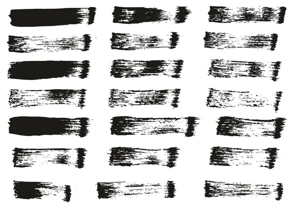 Flache Farbe Pinsel Dünne Gerade Linien Hohe Detail Abstrakte Vektor — Stockvektor