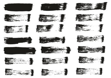 Düz Boya Fırçası İnce Çizgiler Yüksek Detay Soyut Vektör Arkaplanı Ayarları 