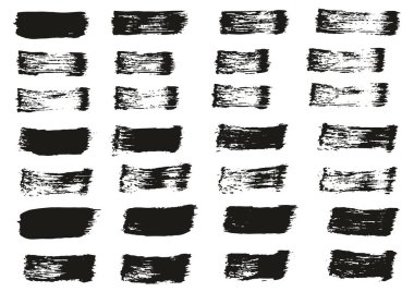 Düz Boya Fırçası İnce Çizgiler Yüksek Detay Soyut Vektör Arkaplanı Ayarları 