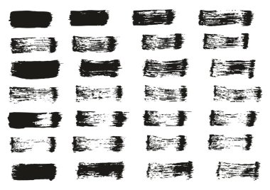 Düz Boya Fırçası İnce Çizgiler Yüksek Detay Soyut Vektör Arkaplanı Ayarları 
