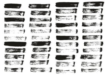 Düz Boya Fırçası İnce Çizgiler Yüksek Detay Soyut Vektör Arkaplanı Ayarları 