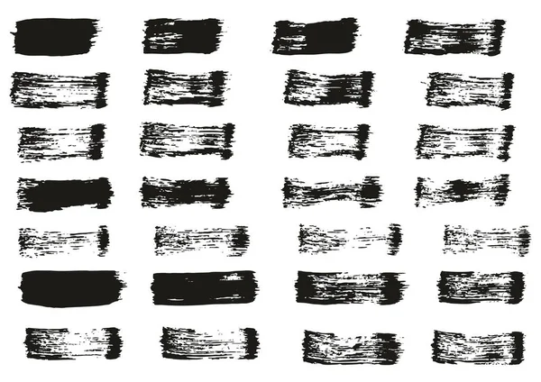 Flache Farbe Pinsel Dünne Gerade Linien Hohe Detail Abstrakte Vektor — Stockvektor