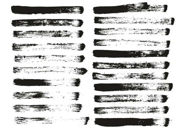 Плоская Краска Кисть Тонкие Прямые Линии Высокой Детализации Абстрактный Векторный — стоковый вектор