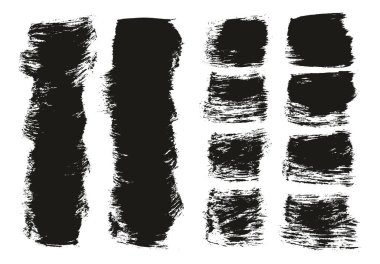 Düz Boya Fırçası Kalın Karışık Arkaplan Yüksek Detay Özet Vektör Arkaplan Karışımı 