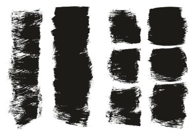 Düz Boya Fırçası Kalın Karışık Arkaplan Yüksek Detay Özet Vektör Arkaplan Karışımı 