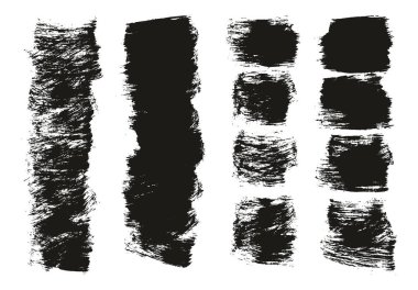 Düz Boya Fırçası Kalın Karışık Arkaplan Yüksek Detay Özet Vektör Arkaplan Karışımı 