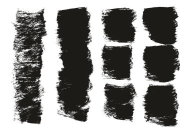 Düz Boya Fırçası Kalın Karışık Arkaplan Yüksek Detay Özet Vektör Arkaplan Karışımı 