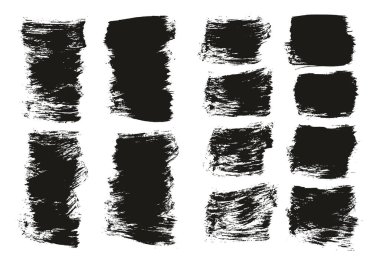 Düz Boya Fırçası Kalın Karışık Arkaplan Yüksek Detay Özet Vektör Arkaplan Karışımı 