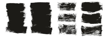 Düz Boya Fırçası Kalın Karışık Arkaplan Yüksek Detay Özet Vektör Arkaplan Karışımı 