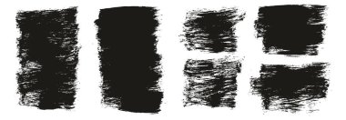 Düz Boya Fırçası Kalın Karışık Arkaplan Yüksek Detay Özet Vektör Arkaplan Karışımı 