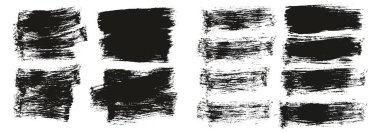 Düz Boya Fırçası Kalın Karışık Arkaplan Yüksek Detay Özet Vektör Arkaplan Karışımı 