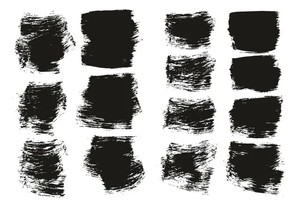 Плоский Пензлик Товстий Короткий Мікс Фон Високої Деталізації Абстрактний Векторний — стоковий вектор