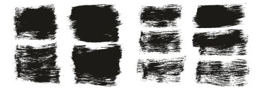 Düz Boya Fırçası Kalın Karışık Arkaplan Yüksek Detay Özet Vektör Arkaplan Karışımı 