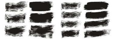 Düz Boya Fırçası Kalın Karışık Arkaplan Yüksek Detay Özet Vektör Arkaplan Karışımı 