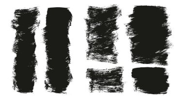 Düz Boya Fırçası Kalın Karışık Arkaplan Yüksek Detay Özet Vektör Arkaplan Karışımı 