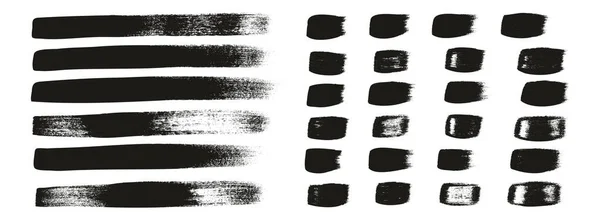 Flache Kalligraphie Pinsel Regelmäßige Gerade Linien Mix High Detail Abstrakte — Stockvektor