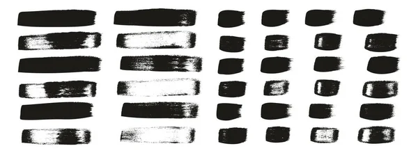 Плоская Каллиграфия Кисть Рисования Регулярные Прямолинейные Линии Смешивание Векторного Набора — стоковый вектор