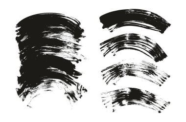 Düz Pervane Fırçası Düzenli Eğri Arkaplan Karışık Yüksek Detay Özet Vektör Arkaplan Ayarları 