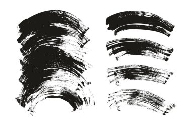 Düz Pervane Fırçası Düzenli Eğri Arkaplan Karışık Yüksek Detay Özet Vektör Arkaplan Ayarları 