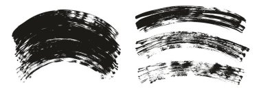 Düz Pervane Fırçası Düzenli Eğri Arkaplan Karışık Yüksek Detay Özet Vektör Arkaplan Ayarları 