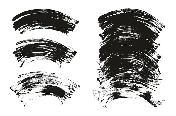 Flachfächerpinsel Regelmäßig Gebogener Hintergrund Mix High Detail Abstrakt Vektor Hintergrund — Stockvektor