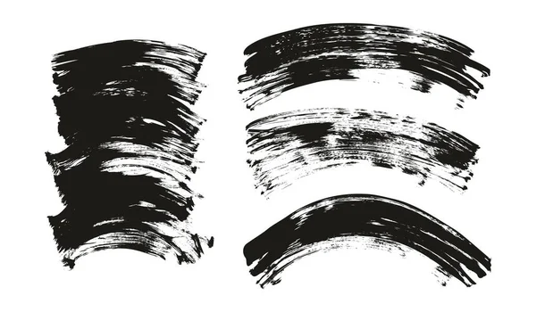 Flachfächerpinsel Regelmäßig Gebogener Hintergrund Mix High Detail Abstrakt Vektor Hintergrund — Stockvektor