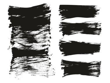 Düz Fan Fırçası Düzenli Uzun Arkaplan Karışık Yüksek Detay Özet Vektör Arkaplan Karışımı 