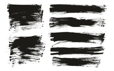 Düz Fan Fırçası Düzenli Uzun Arkaplan Karışık Yüksek Detay Özet Vektör Arkaplan Karışımı 