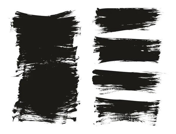 フラットファンブラシ通常長い背景ミックス高詳細抽象ベクトル背景ミックスセット — ストックベクタ