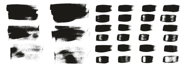 Flat Calligraphy Paint Brush Regular Short Background Straight Lines Mix — 스톡 벡터