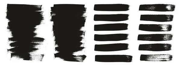 Flache Kalligrafie Pinsel Regelmäßiger Kurzer Hintergrund Gerade Linien Mix High — Stockvektor